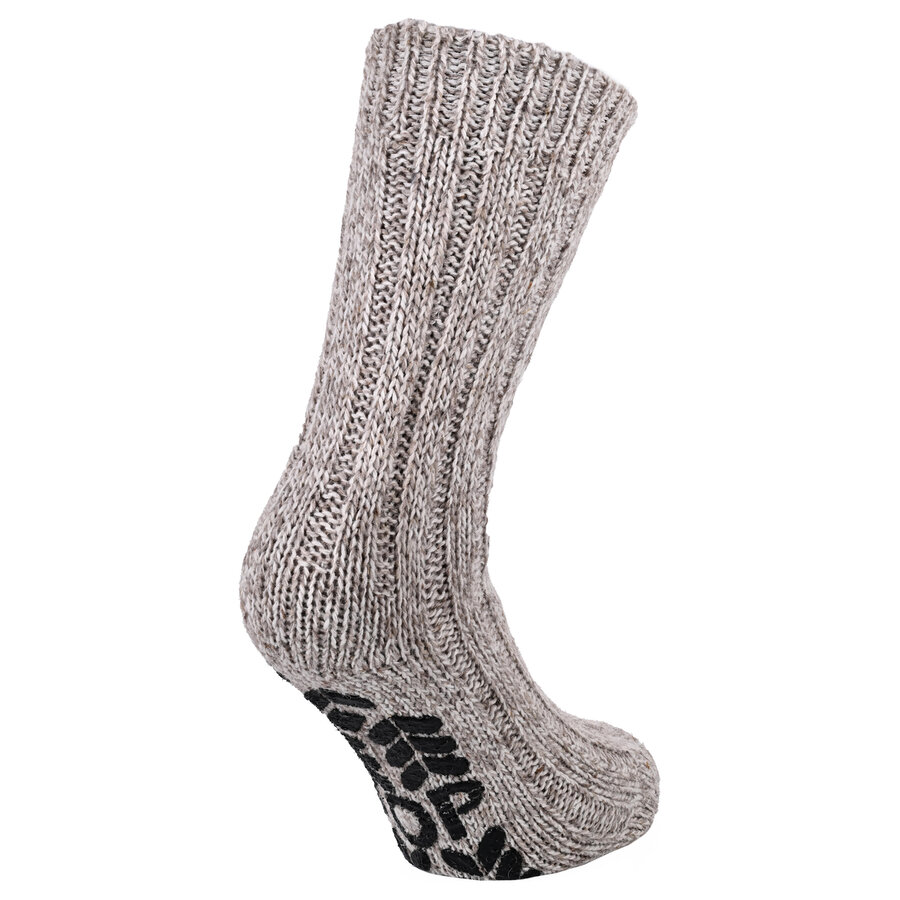 Dicke Norwegersocken Wolle ABS antirutsch - 6