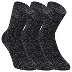 Jeans Socken Baumwolle dunkel-melange - 1