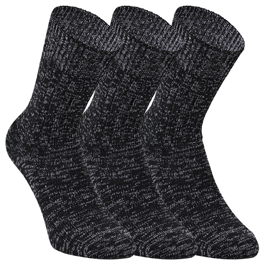 Jeans Socken Baumwolle dunkel-melange