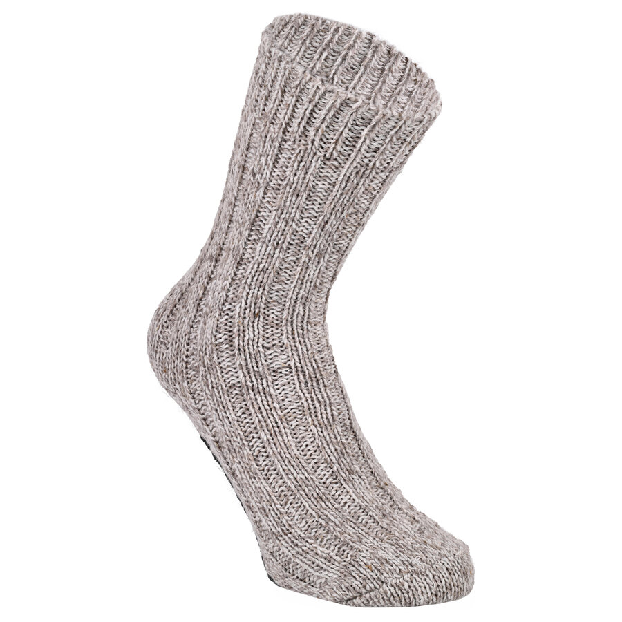 Dicke Norwegersocken Wolle ABS antirutsch - 10