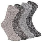 Dicke Norwegersocken Wolle ABS antirutsch - 16