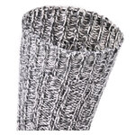 Dicke Norweger Socken Wolle grau-melange - 4