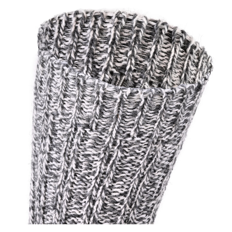 Dicke Norweger Socken Wolle grau-melange - 3