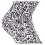 Dicke Norweger Socken Wolle grau-melange - 5
