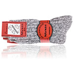 Dicke Norweger Socken Wolle grau-melange - 3