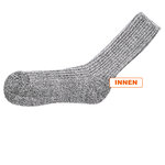 Norweger Socken Wolle Frotteesohle - 9