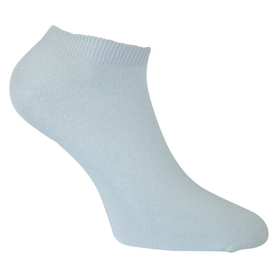 Sneakersocken uni weiß