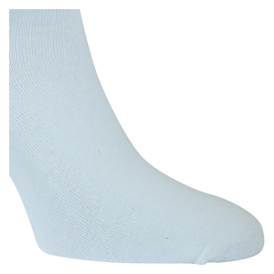 Sneakersocken uni weiß - 5