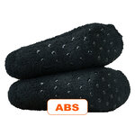 Kuschelsocken mit ABS-Noppen schwarz - 2
