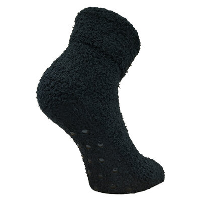 Kuschelsocken mit ABS-Noppen schwarz