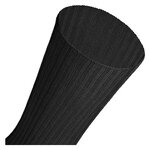 100% Baumwolle Berufssocken schwarz gerippt - 4
