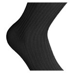 100% Baumwolle Berufssocken schwarz gerippt - 6