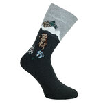 Alpen-Motiv-Socken Murmeltier Freddy Edelweiß - 11