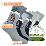 Alpen-Motiv-Socken Murmeltier Freddy Edelweiß - 2