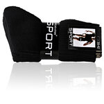 Sport-Tennissocken Baumwolle schwarz - 3