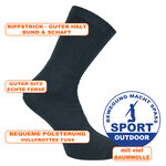 Sport-Tennissocken Baumwolle schwarz - 11