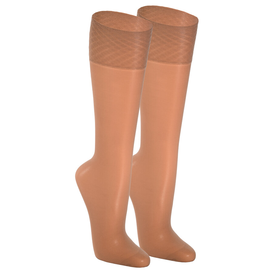 Nylon-Kniestrümpfe ohne Gummi-Druck - 2
