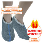 Stiefelsocken mit Wolle - 2