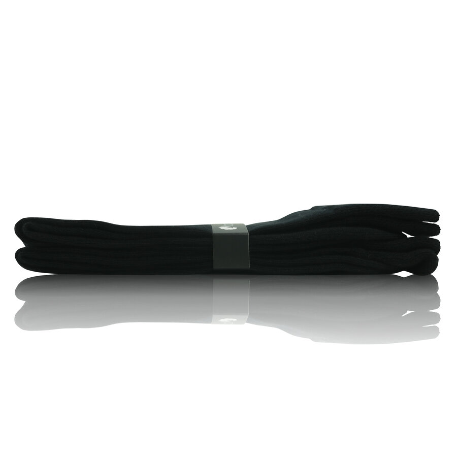 Baumwoll-Socken ohne Gummidruck camano schwarz - 3