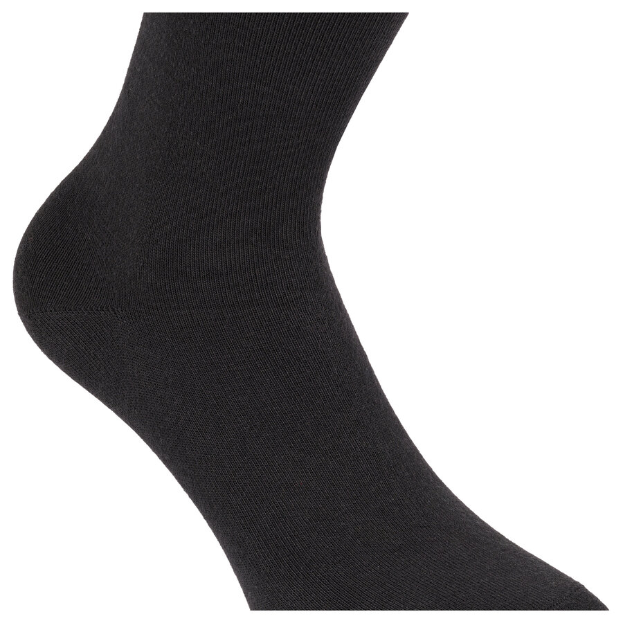 Baumwoll-Socken ohne Gummidruck camano schwarz - 5