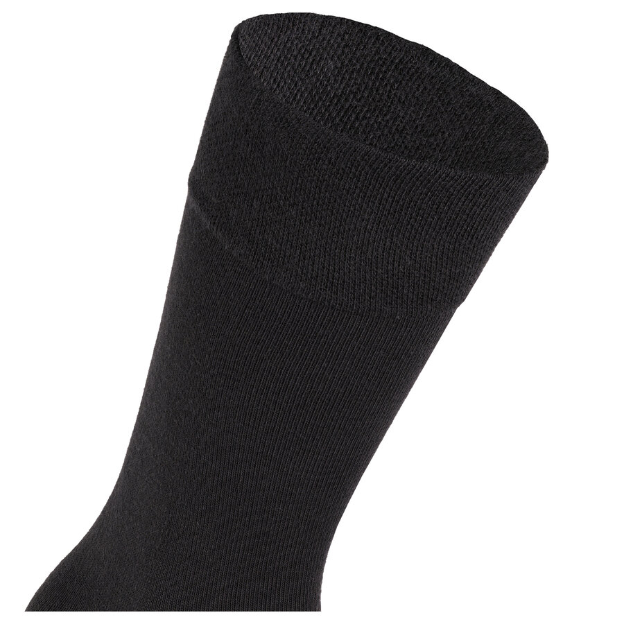 Baumwoll-Socken ohne Gummidruck camano schwarz - 6