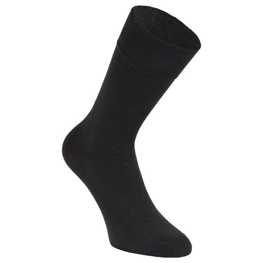 Baumwoll-Socken ohne Gummidruck camano schwarz - 7