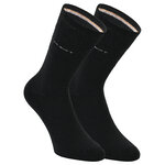 Wollsocken ohne Gummidruck camano CA-Soft schwarz - 1
