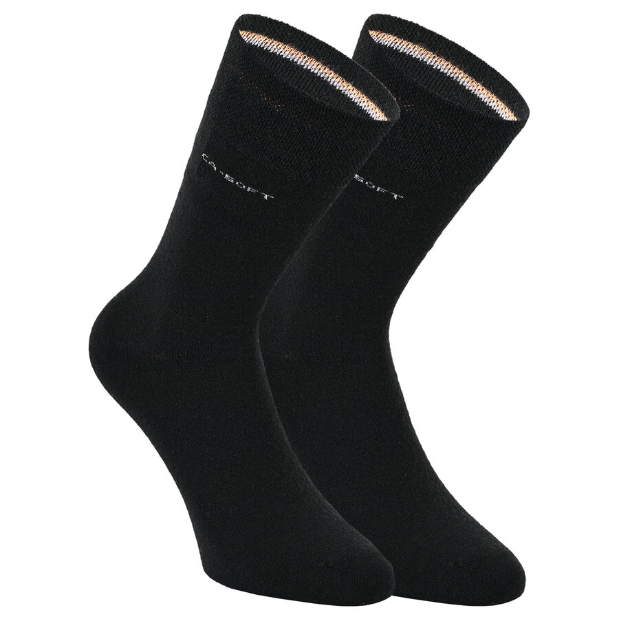 Wollsocken ohne Gummidruck camano CA-Soft schwarz