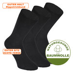 Herrensocken Baumwolle camano schwarz - 2