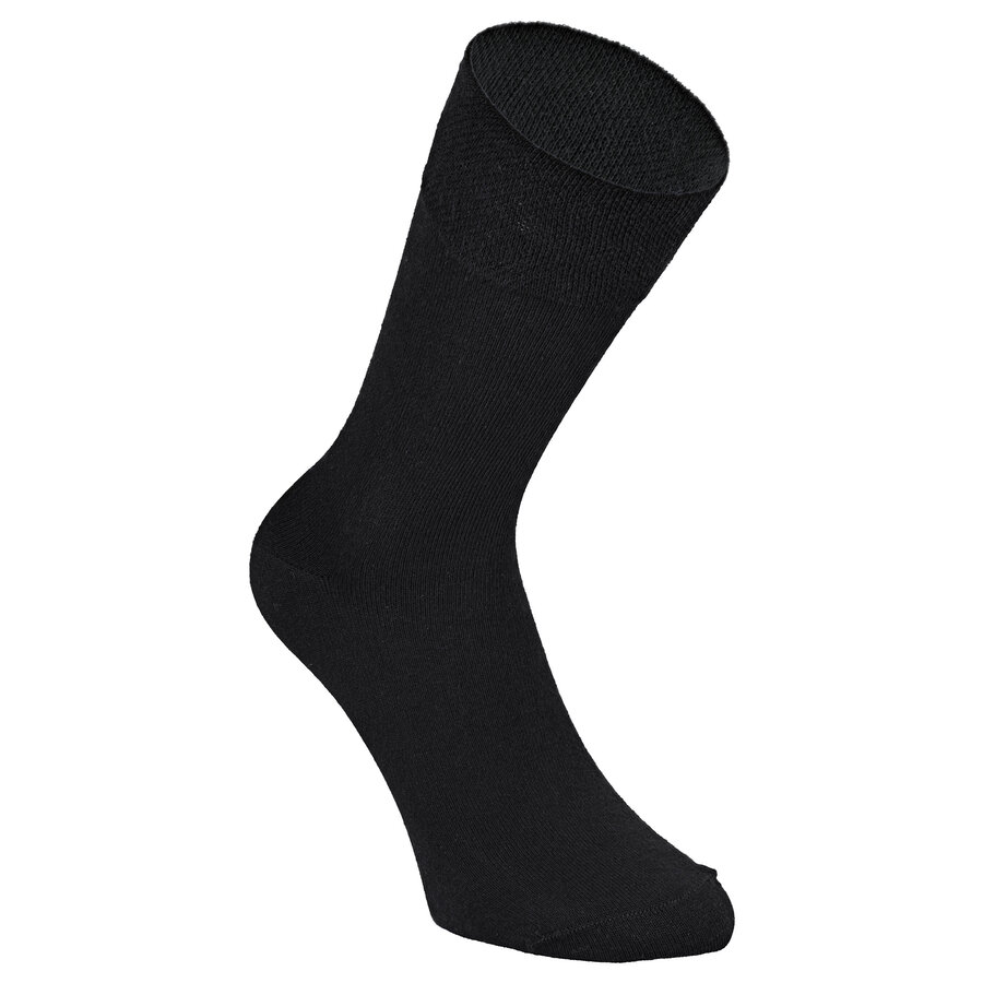 Komfortsocken ohne Gummi-Druck schwarz - 5