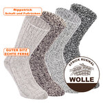 Dicke Norweger Socken Schafwolle Luxus Qualität - 2