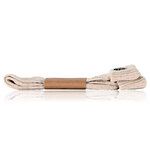 Trachten Umschlag Strümpfe Metall-Edelweiß-Brosche natur-beige - 8