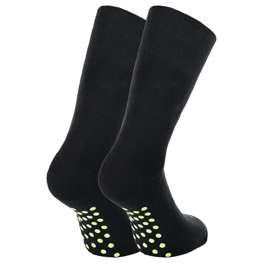 ABS Noppensocken rutschsicher dicke Polsterung schwarz
