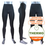 Damen Thermo Leggings schwarz - 2
