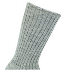 Norweger Socken über 90% Schafwolle grau-melange - 5