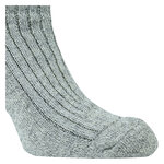 Norweger Socken über 90% Schafwolle grau-melange - 8