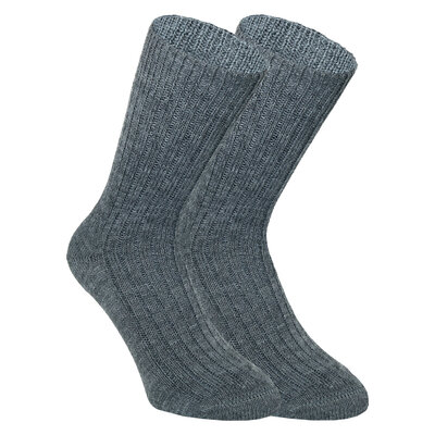 Bundeswehr Wollsocken Merino-Wolle Made in Germany grau
