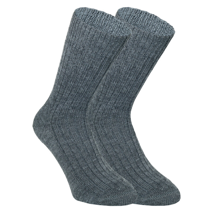 Bundeswehr Wollsocken Merino-Wolle Made in Germany grau