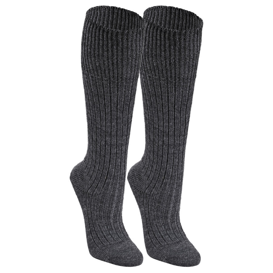 Bundeswehr Kniestrümpfe Merino-Wolle Made in Germany grau