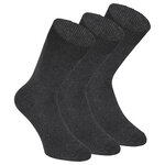 Herrensocken Baumwolle camano anthrazit-melange - 1