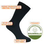 Luxus-Business-Socken merzerisiert camano schwarz - 8
