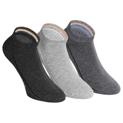 Sneakersocken ohne Gummidruck CA-SOFT camano grau mix