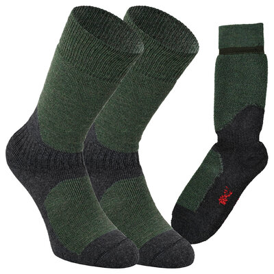 Jagdsocken Merino Wolle Made in Germany oliv grün