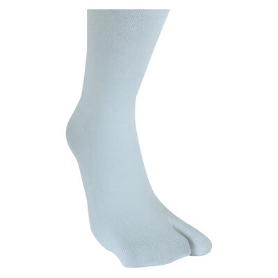Supersofte Zehentrenner-Socken Flip-Flop aus Bambus-Viskose schwarz oder weiß
