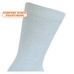 Bambus Flip-Flop Socken weiß - 4