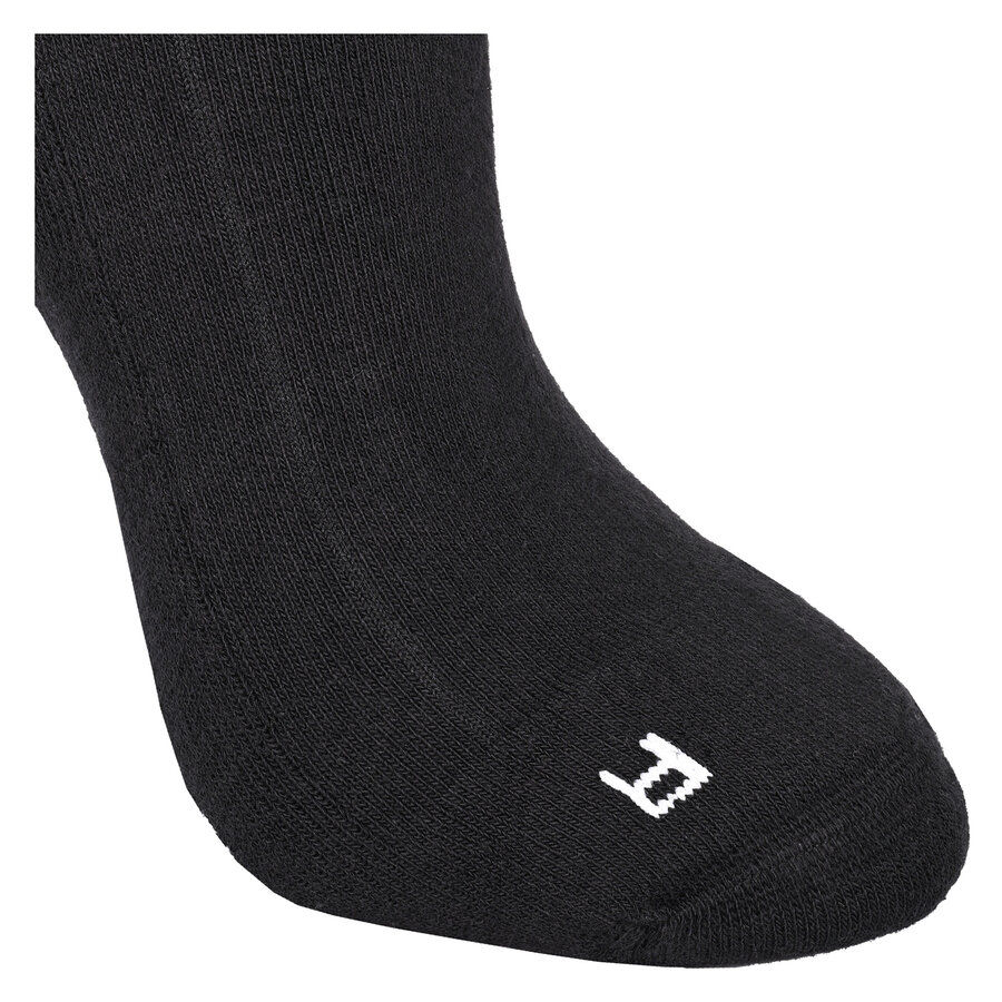 Extra breite weite Komfort-Socken Polster-Sohle schwarz - 5