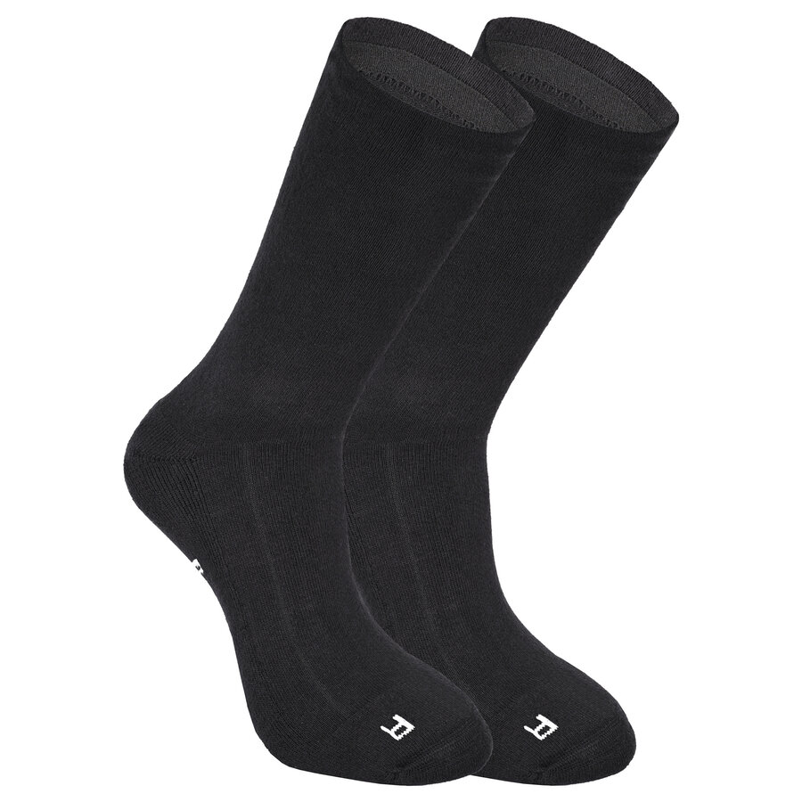 Extra breite weite Gesundheits-Socken Polster-Sohle schwarz