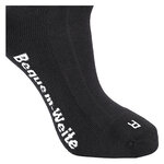 Extra breite weite Gesundheits-Socken Polster-Sohle schwarz - 7