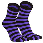 Zehen-Trenn-Socken mit Ringel - 6