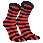 Zehen-Trenn-Socken mit Ringel - 4